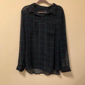 Plaid Gap Blouse